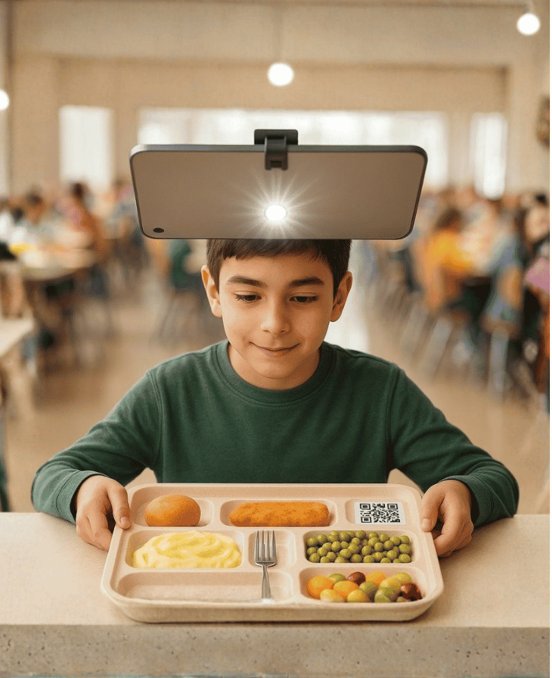 Skeal mobile application for school tray monitoring